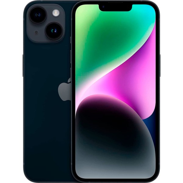 Apple mv iph 14 128gb midnight reac.mv